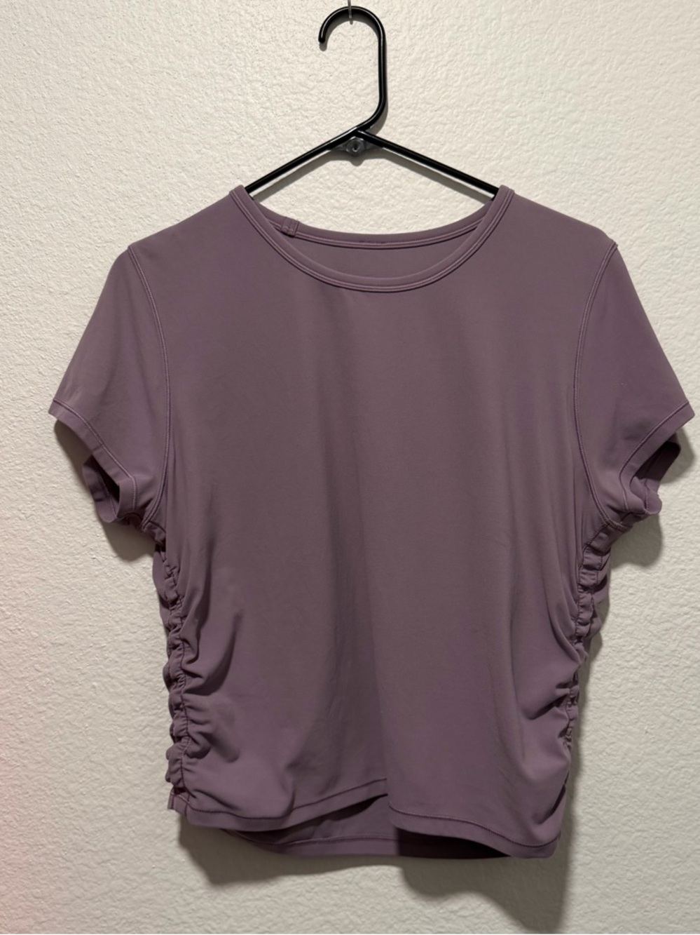 Lululemon All It Takes Nulu Short Sleeve Shirt Purple 14 - Picture 4 of 9